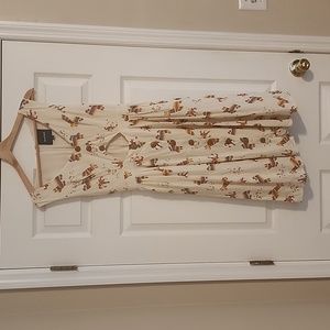 Modcloth Piñata Dress 🪅 Open keyhole front size Medium